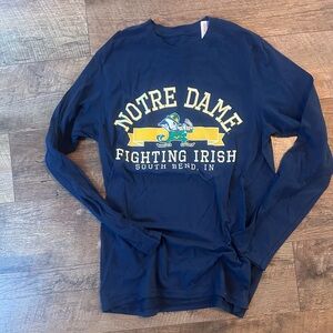 Fanatics Navy Notre Dame Fighting Irish Long Sleeve Tee